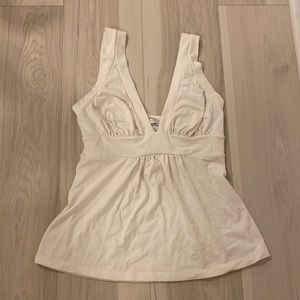 Susana monaco white tank top, size not found (would assume S)